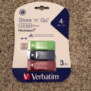 Verbatim Store n Go 3pk 4GB USB 2.0 Drive